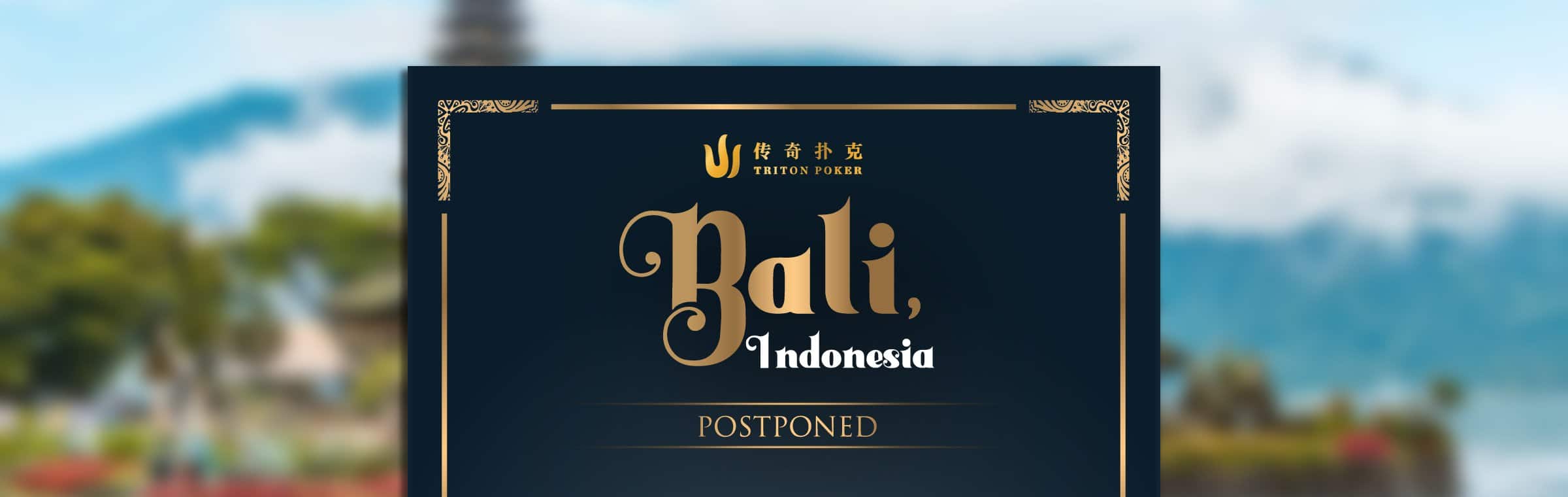 triton bali uitgesteld