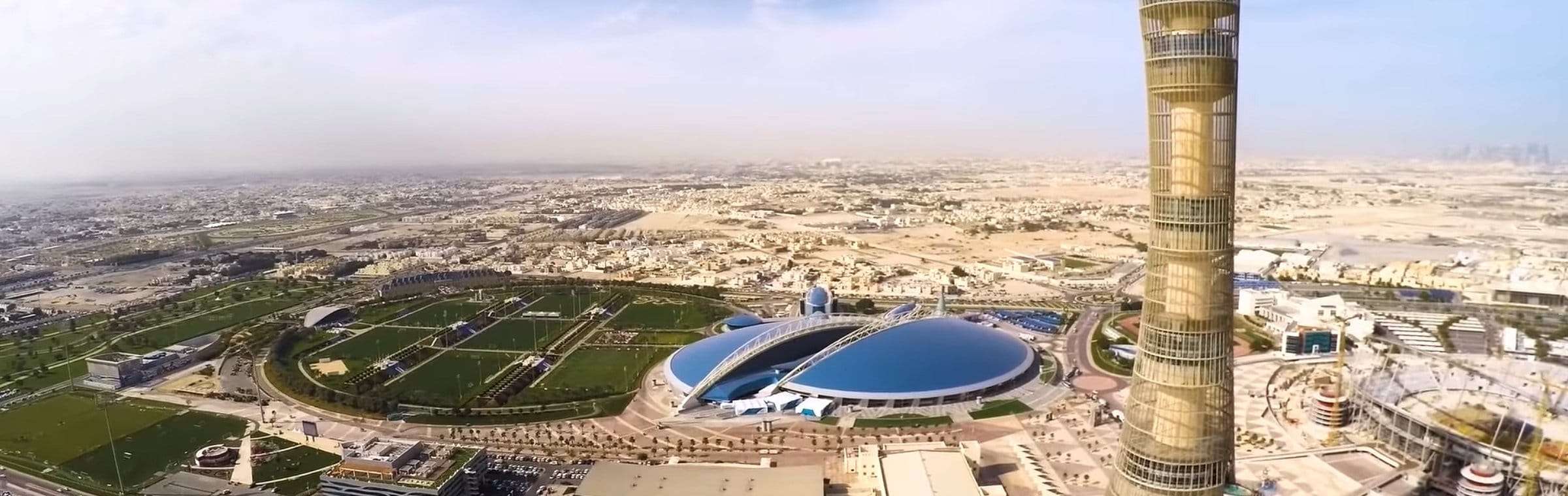 Ar Rayyan in Qatar. Speelstad voor het WK 2022