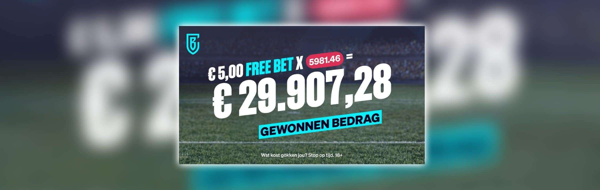 Free bet BetCity.nl Eredivisie