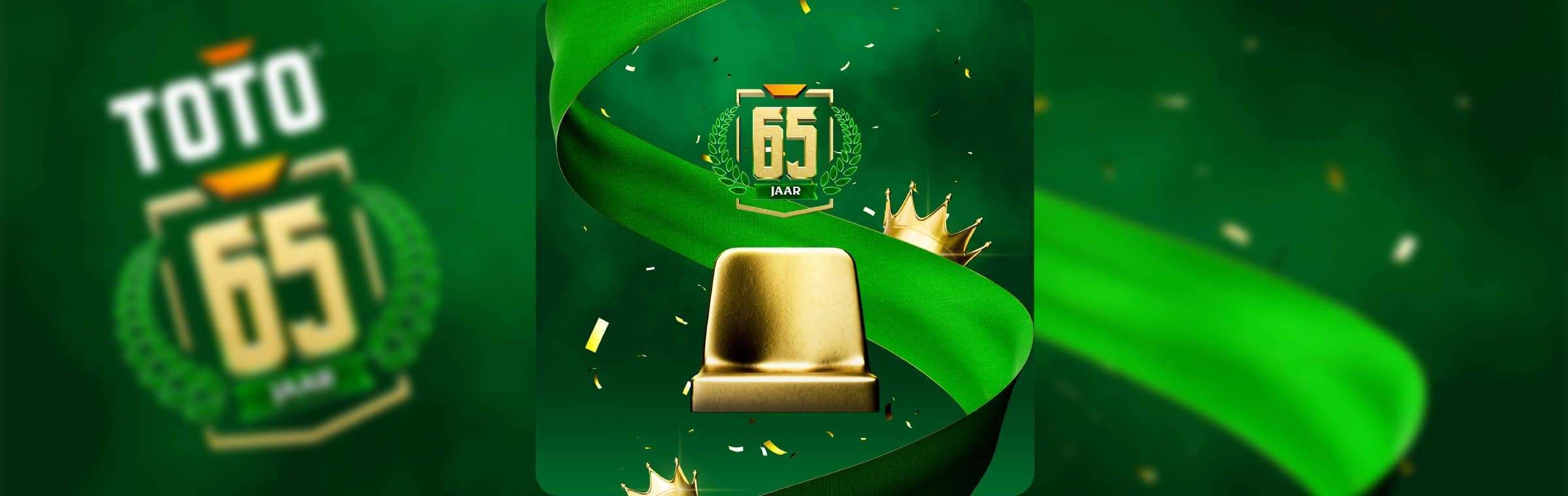 TOTO 65 jaar win seizoenskaart tribunespel TOTO-Tribunespel
