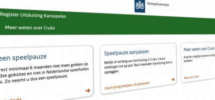 Cruks Centraal Register Uitsluiting Kansspelen 10.000