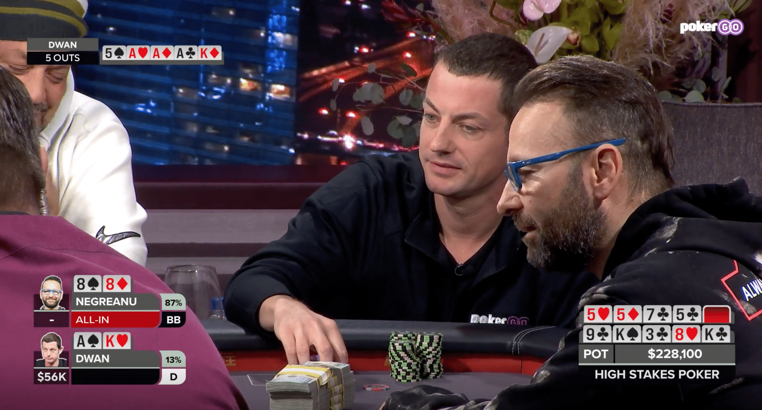 High Stakes Poker s09e02 s9e2 Tom Dwan Daniel Negreanu