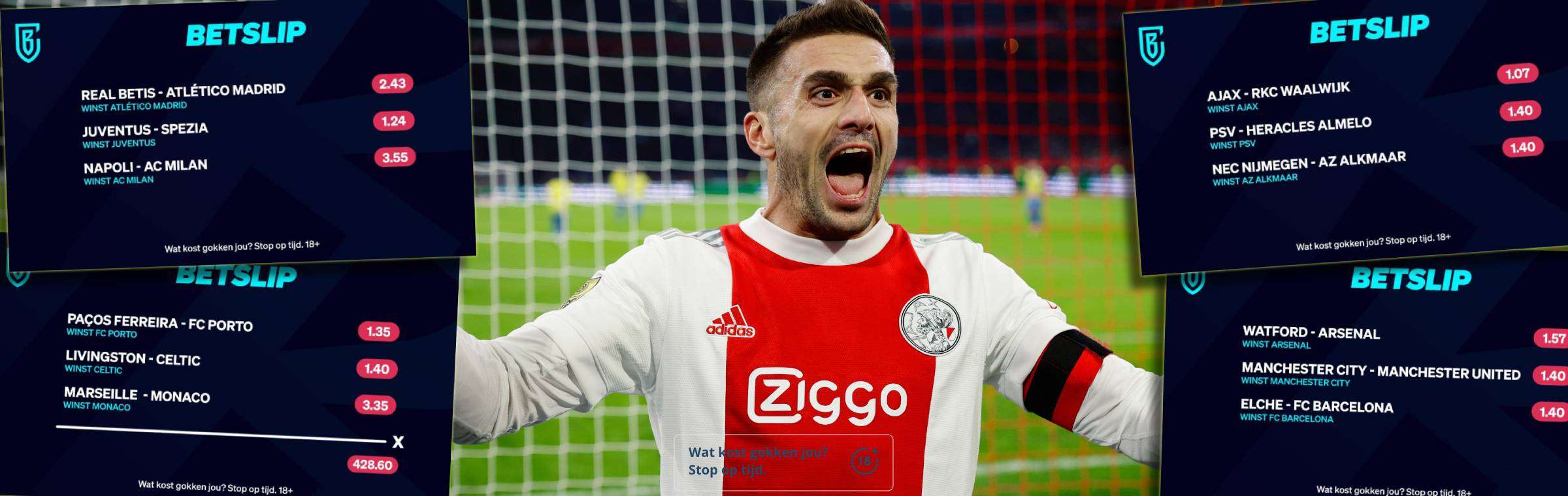Tadic betslip BetCity.nl