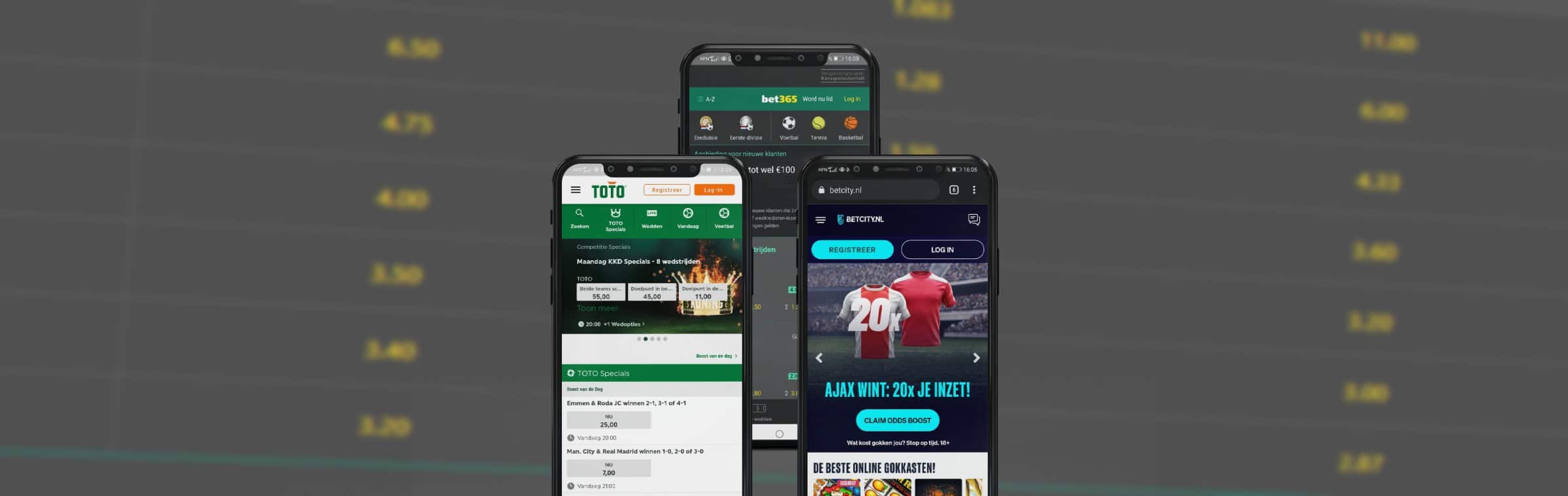 Uitbetalingspercentages bookmakers onder de loep