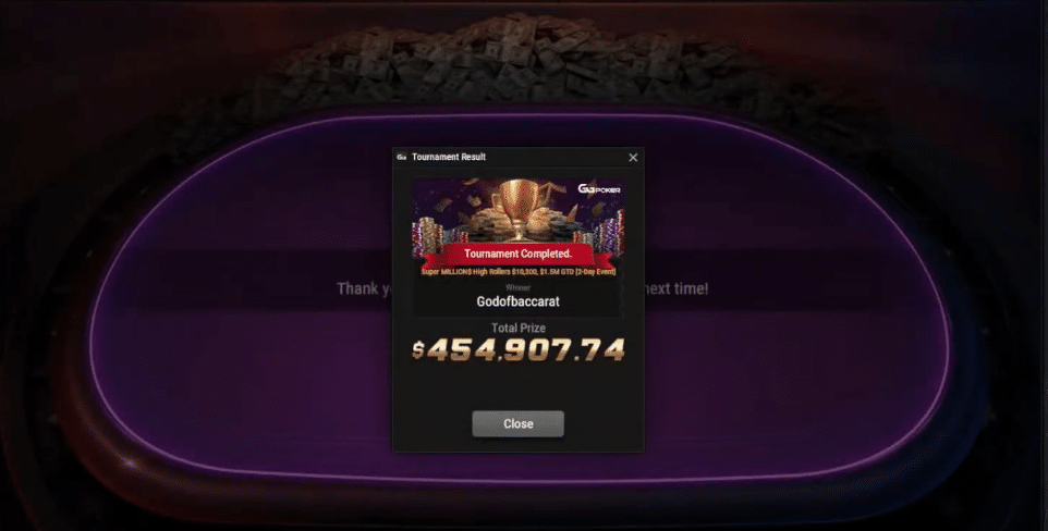 Godofbaccarat Super MILLION$