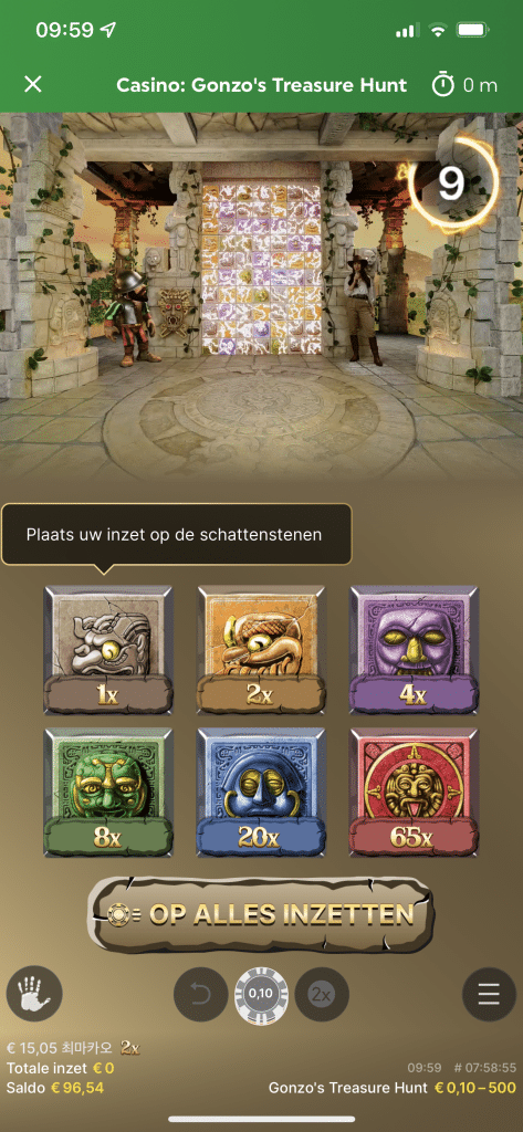 TOTO Live Casino App Gonzo's Treasure Hunt