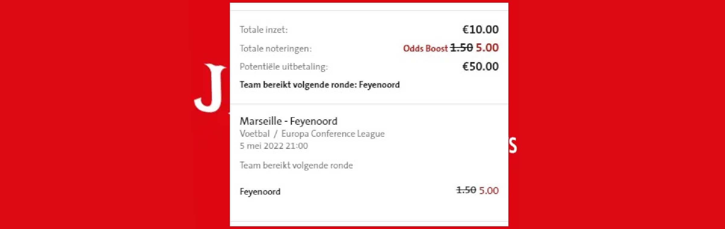 Jacks feyenoord bonus stap 8