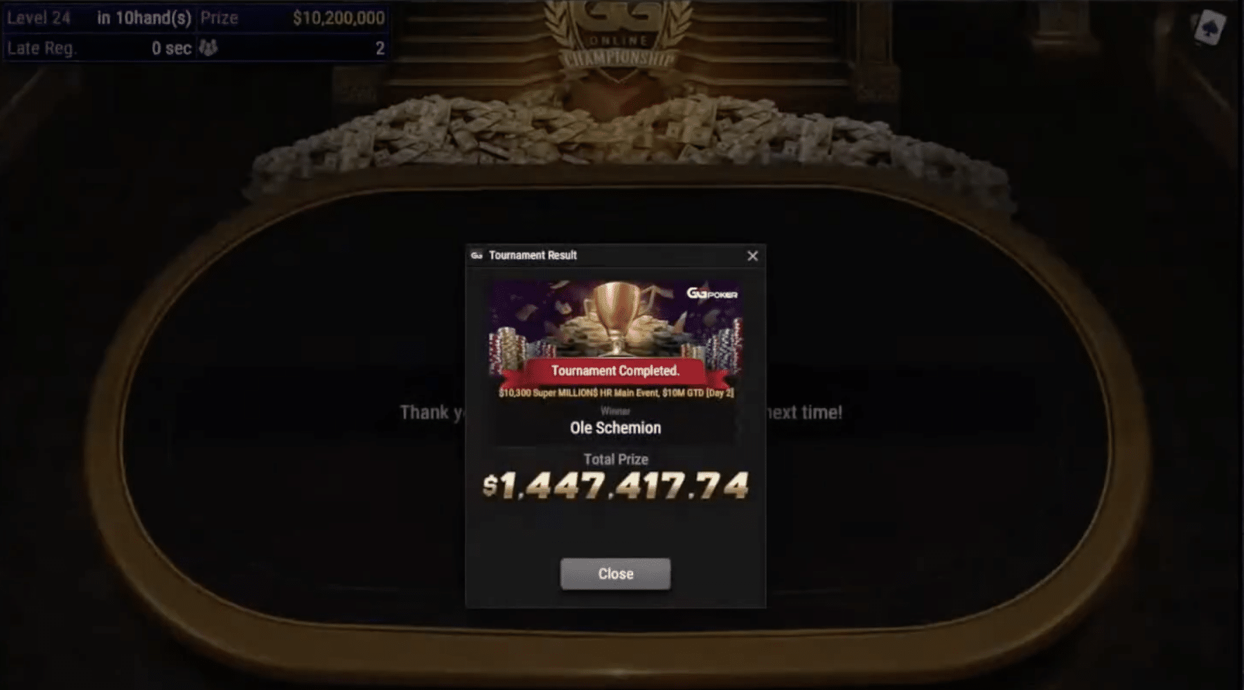 Ole Schemion Super MILLION$