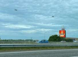 Circus gokbedrijven buitenreclames