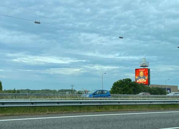 Circus gokbedrijven buitenreclames