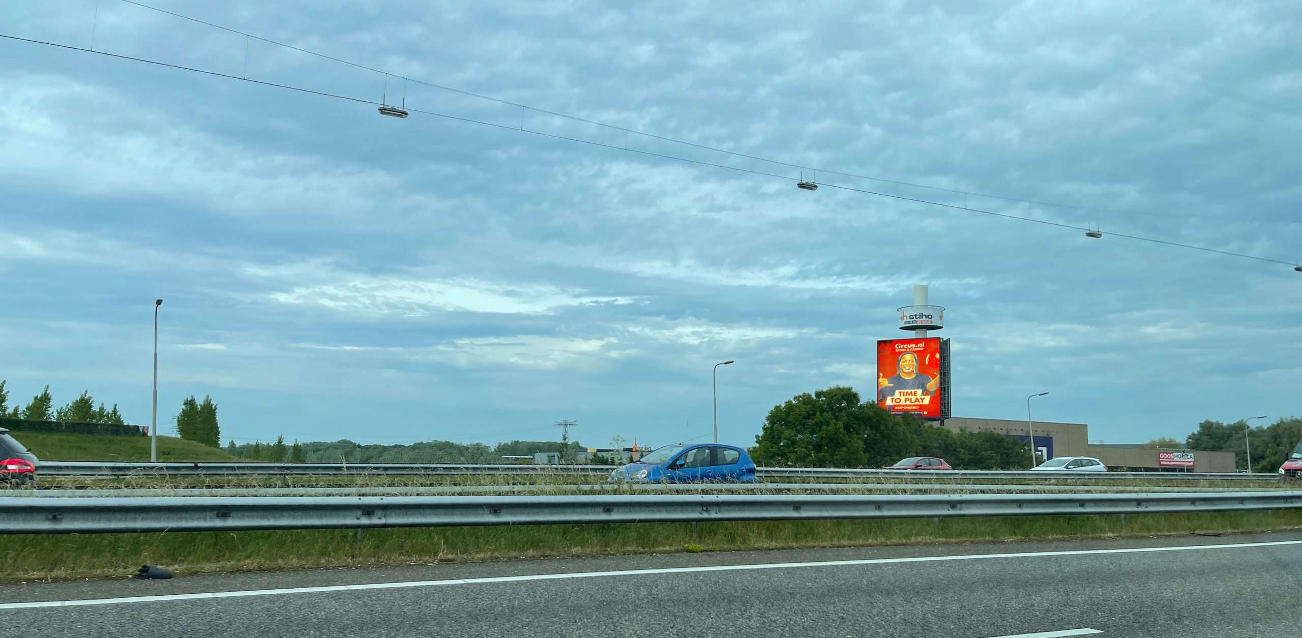 Circus gokbedrijven buitenreclames