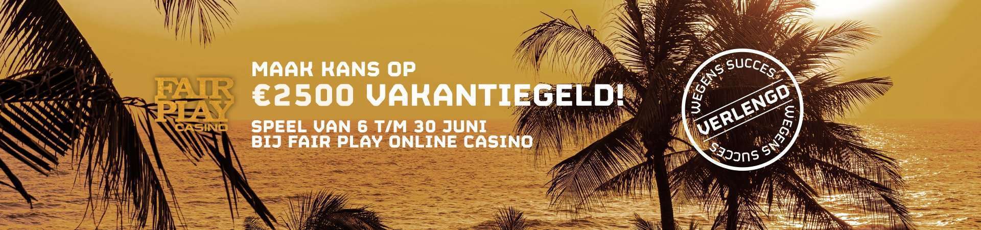 Fair Play Casino Online vakantiegeld