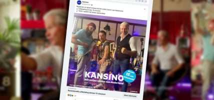 Kansino reclame Dennis Weening Dries Roelvink Ruben van der Meer