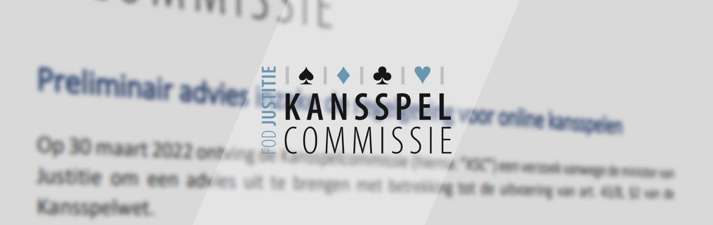 Kansspelcommissie preliminair advies