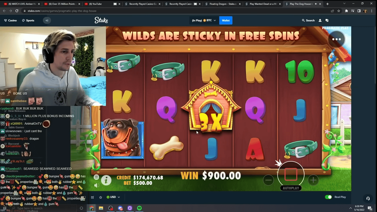 xQc fans gokken stake