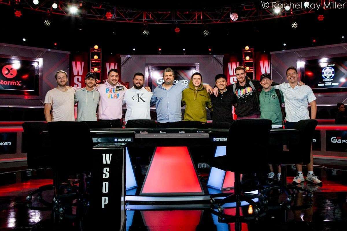 2022 WSOP Main Event finaletafel