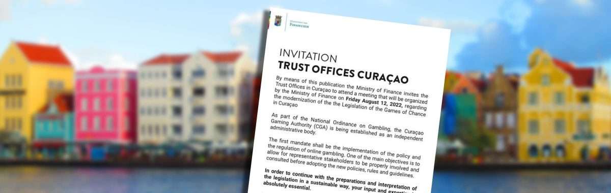Curaçao uitnodiging trustsector trustkantoren