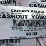 Las Vegas casino cash-out voucher (nabewerking door CasinoNieuws, bron: Sean MacEntee via Wikimedia)