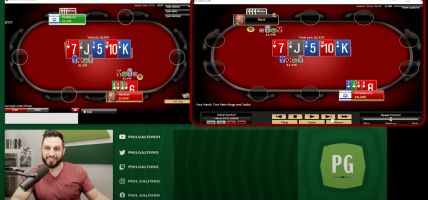 WSOP-dealer shotje vs Phil Galfond