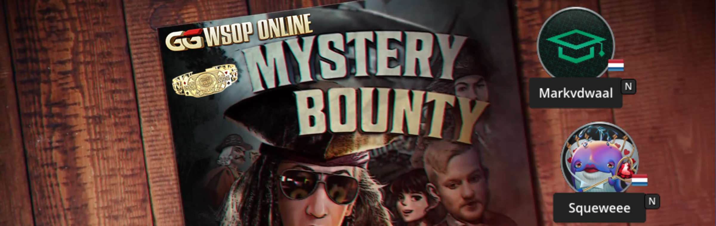 WSOP GGPoker Mystery Bounty van der waal ggpoker
