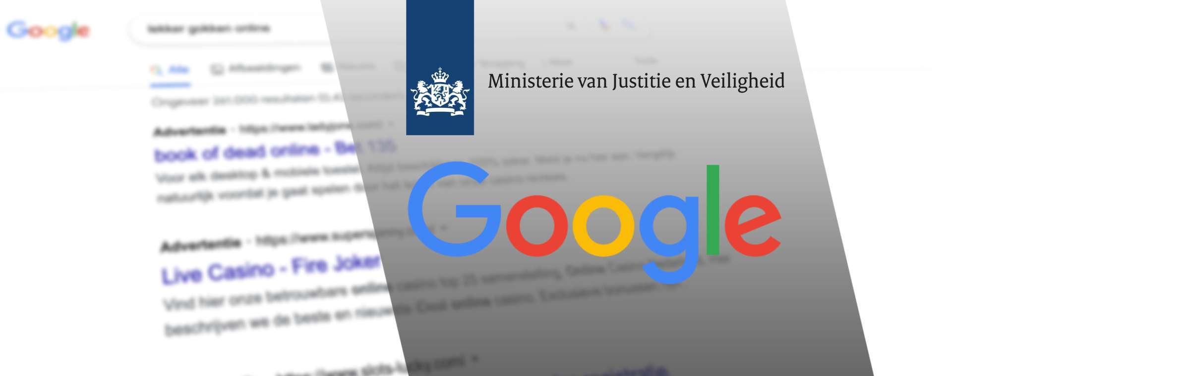 Google verbod gokreclames