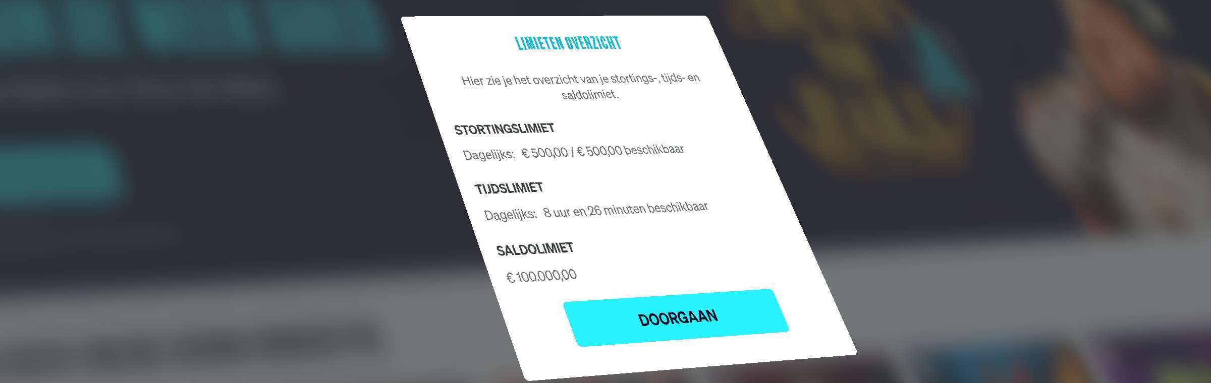 onderzoek speellimieten