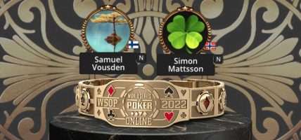 Finaletafel WSOP Online Main Event