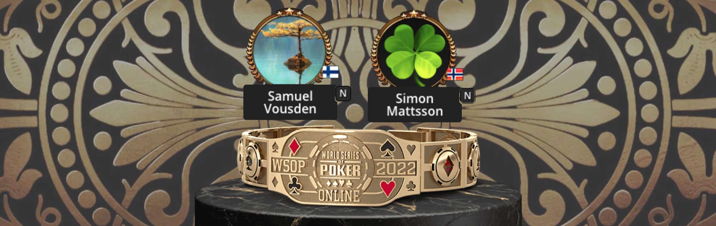 Finaletafel WSOP Online Main Event
