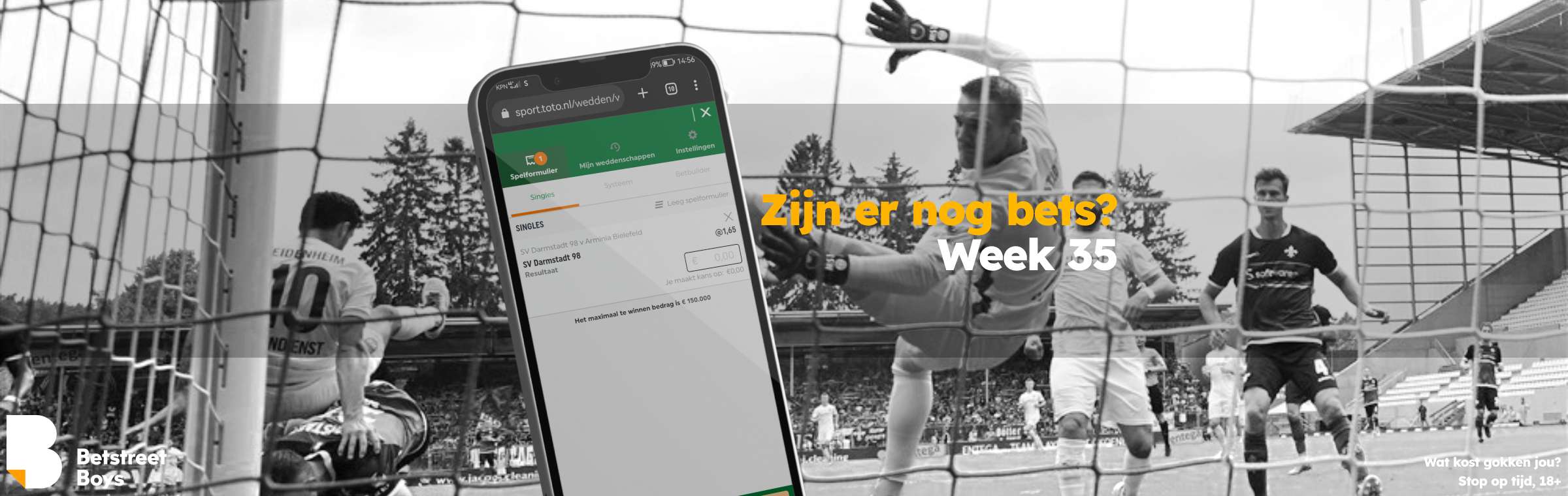 Zijn er nog bets - week 35