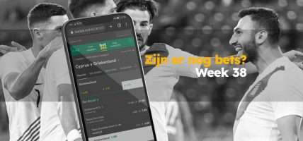 Zijn er nog bets - week 38