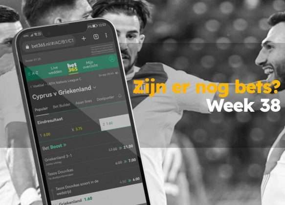 Zijn er nog bets - week 38