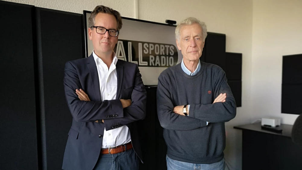 Arno de Jong (Nederlandse Loterij) bij het All Sports Radio programma BV Sport over TOTO reclames tijdens het WK
