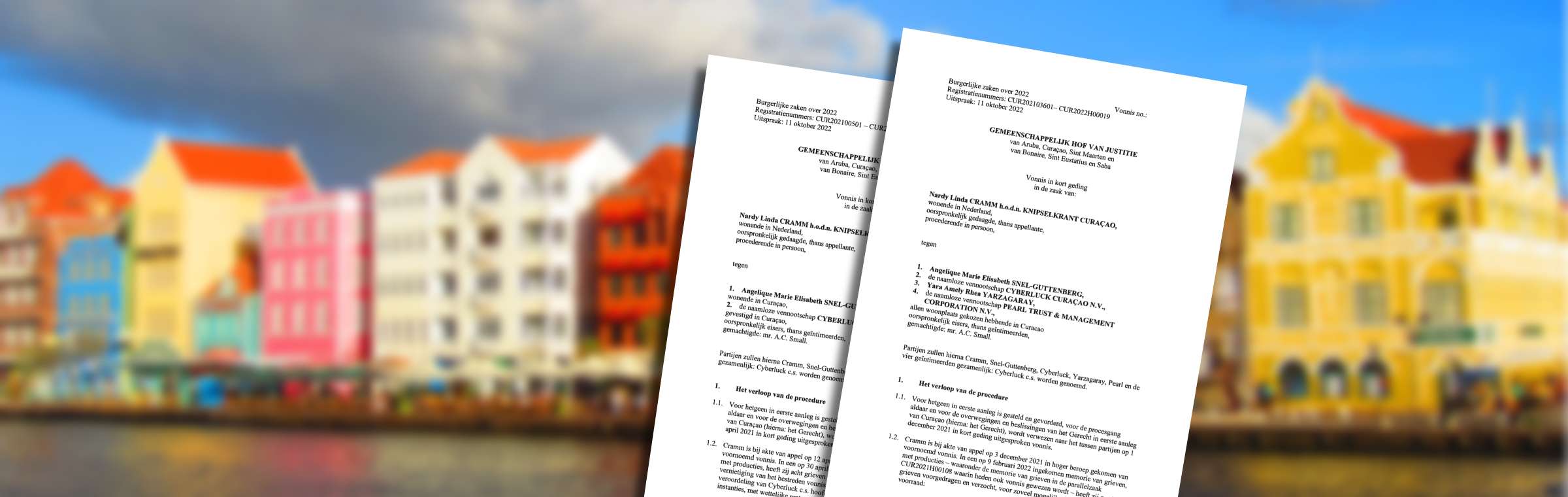 Curaçao Nardy Cramm hoger beroep