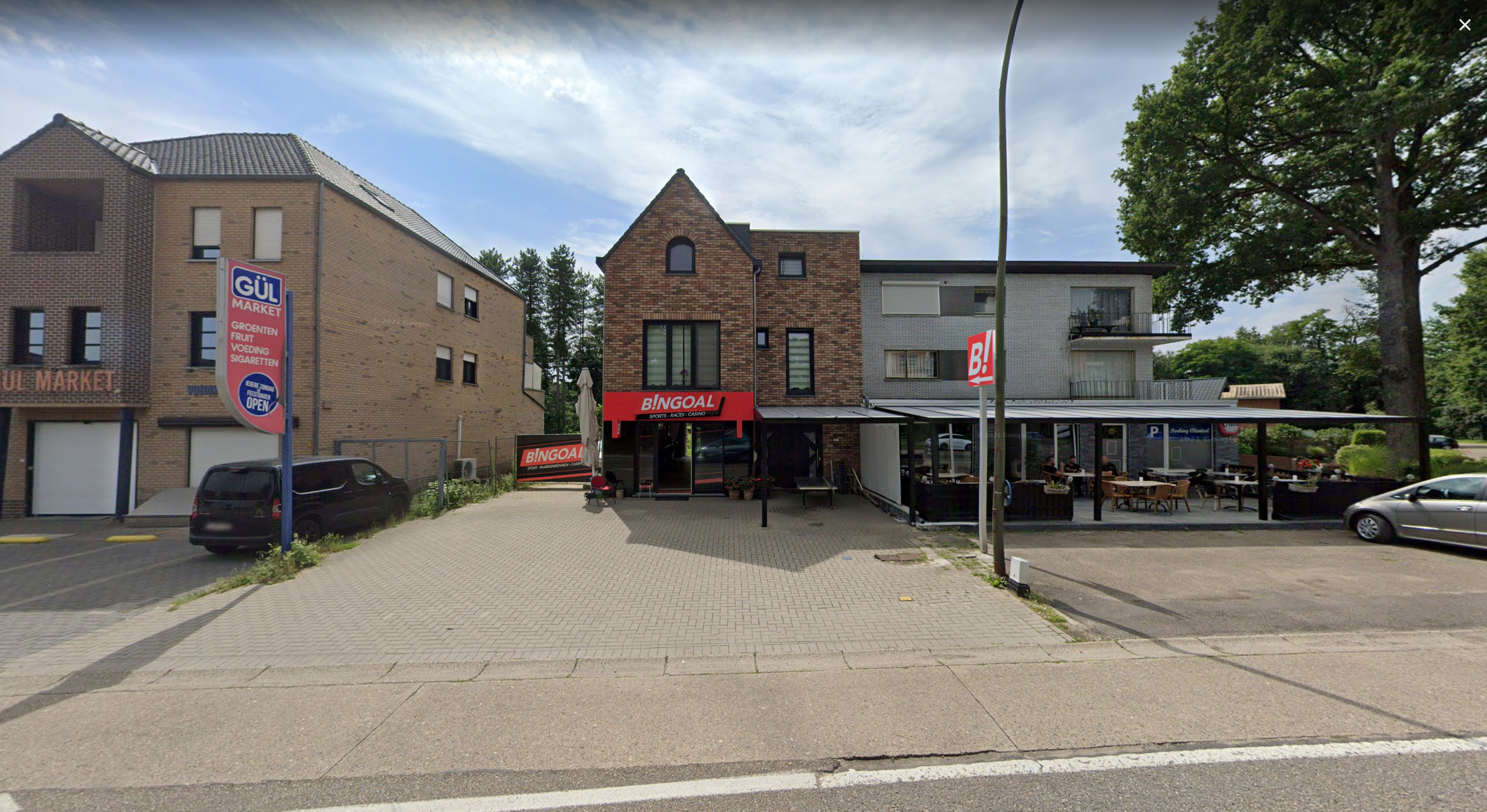 Wedkantoor België Bingoal via Google Streetview