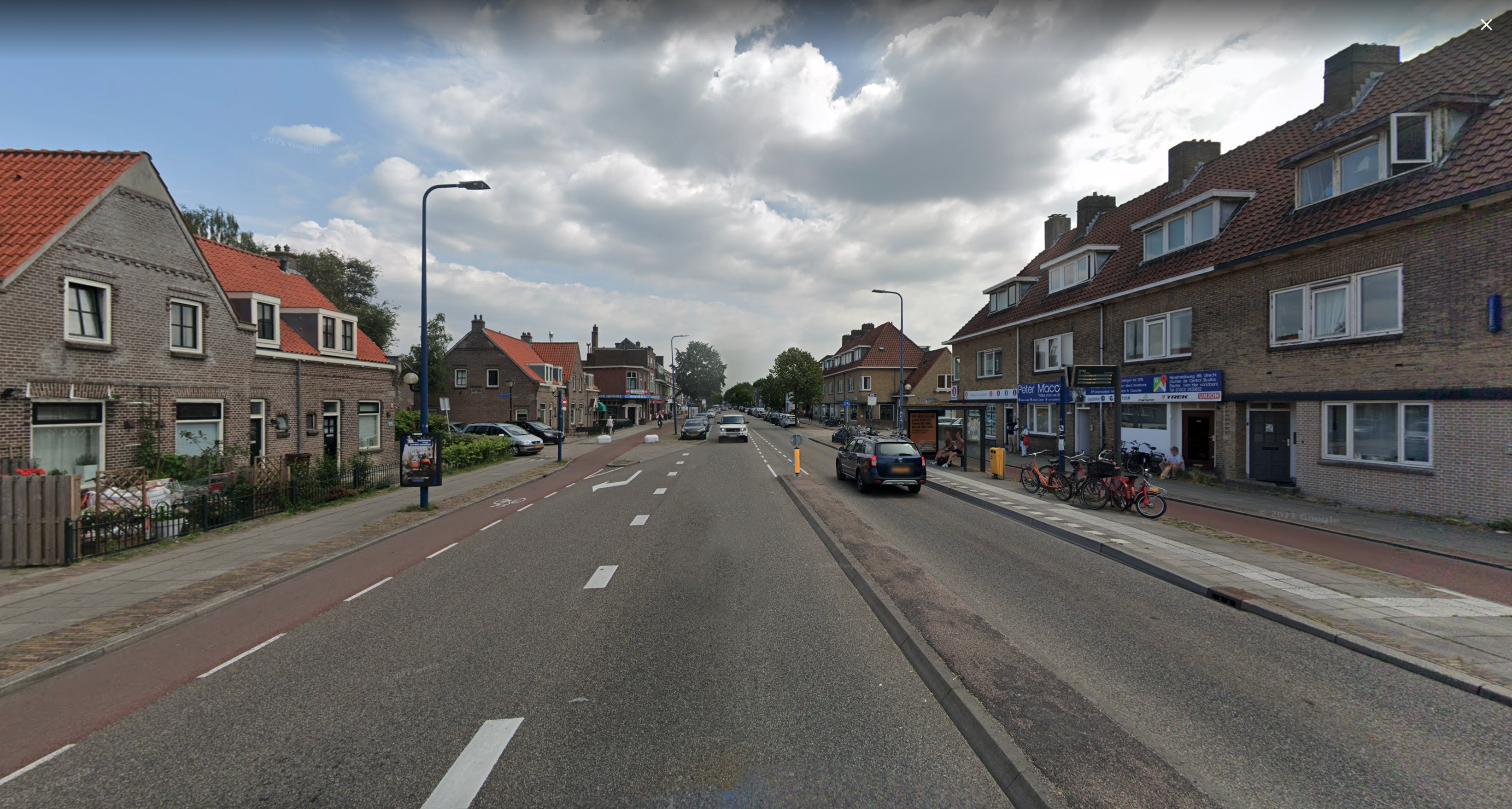 Amsterdamsestraatweg (foto Google Maps) illegaal gokken bij restaurant in Utrecht