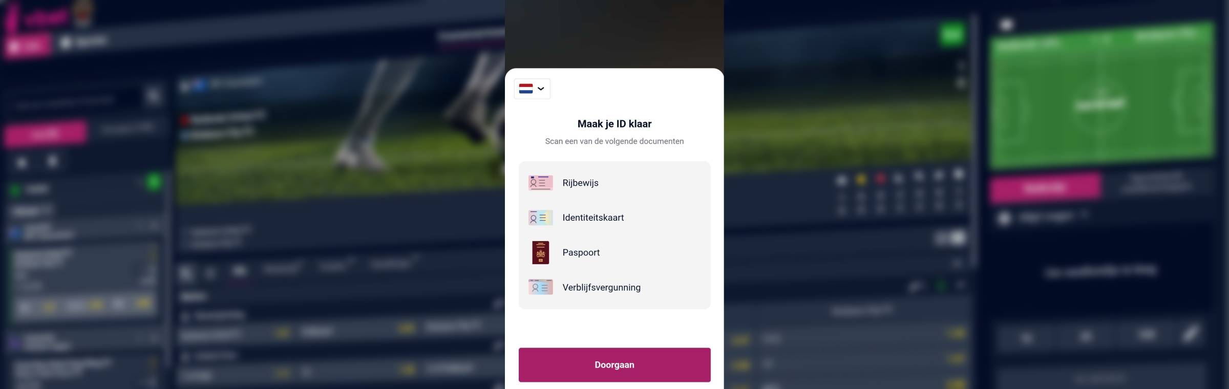 Vbet stap 3 registratie
