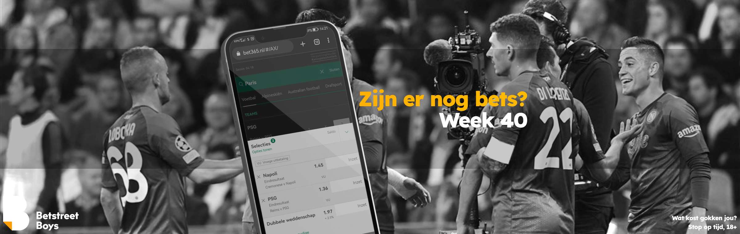 Zijn er nog bets - week 40