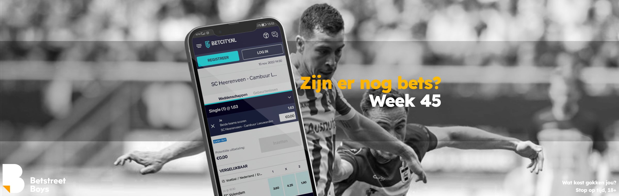 Zijn er nog bets week 45