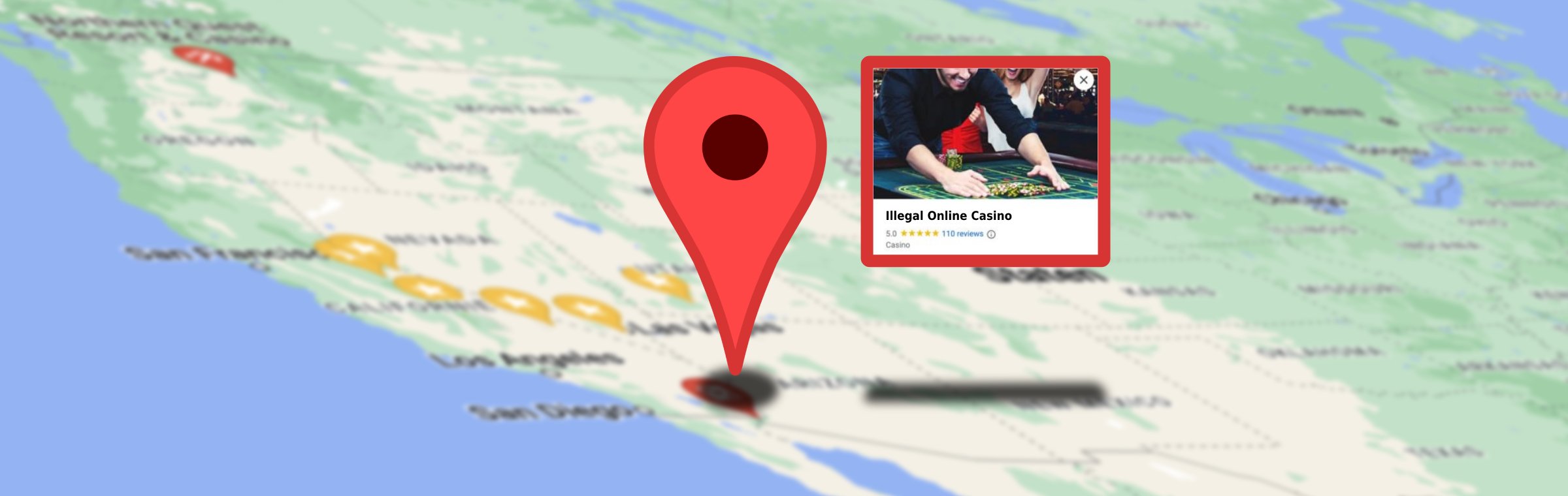 google maps illegale casino's