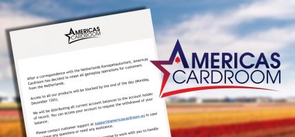 Americas Cardroom (ACR) en andere Winning Poker Network (WPN) skins offline in Nederland op last van Kansspelautoriteit (Ksa).
