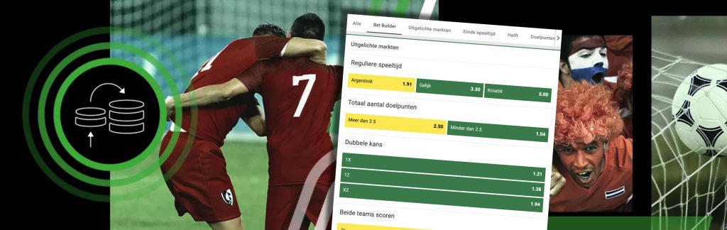 Betbuilder Unibet Kindred pre-match