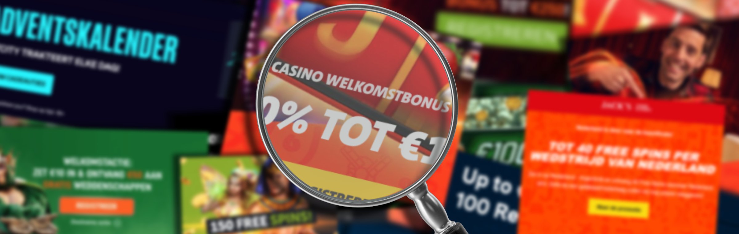 kansspelautoriteit bonussen Casino bonussen Kansspelautoriteit vergrootglas welkomstbonus