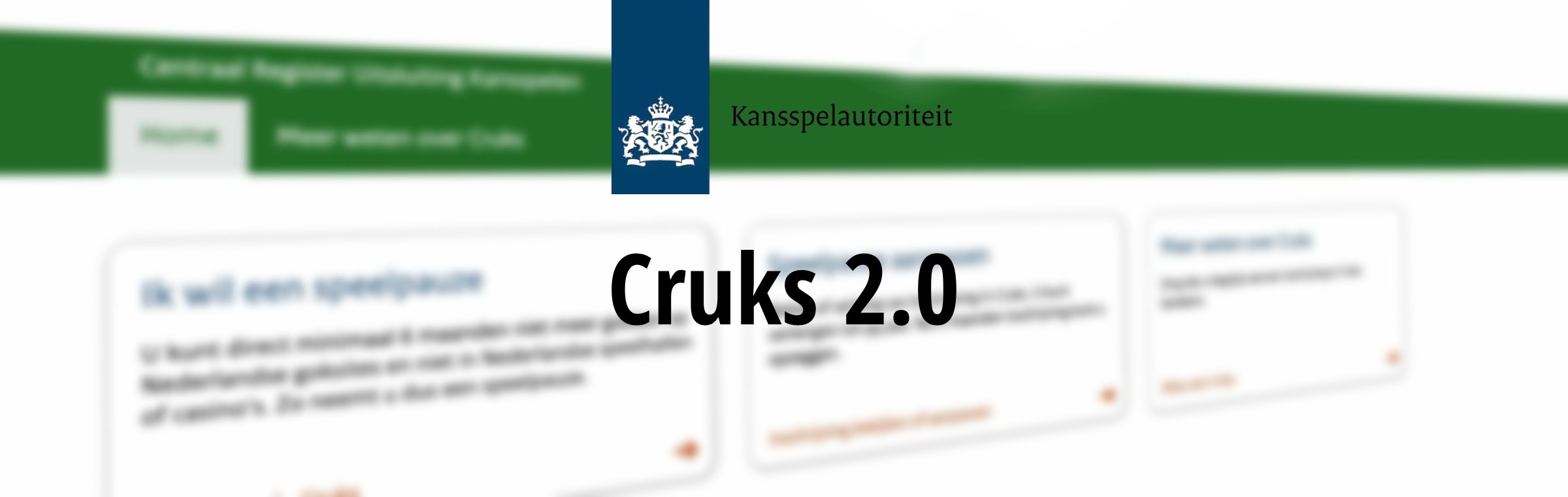Cruks 2.0 bezinningsperiode