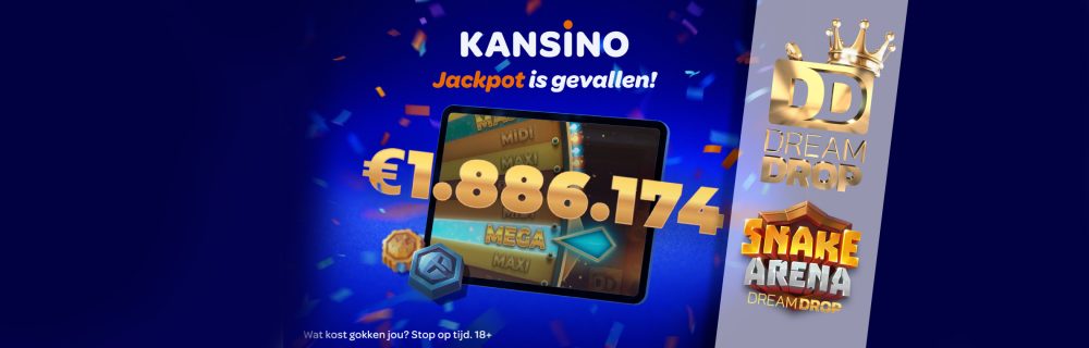Kansino jackpot Dream Drop