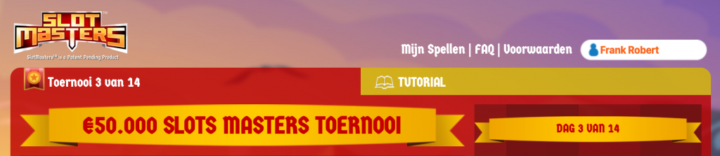 SlotMasters kies je naam