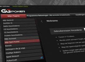 GGPoker screenname gebruikersnaam veranderen wijzigen