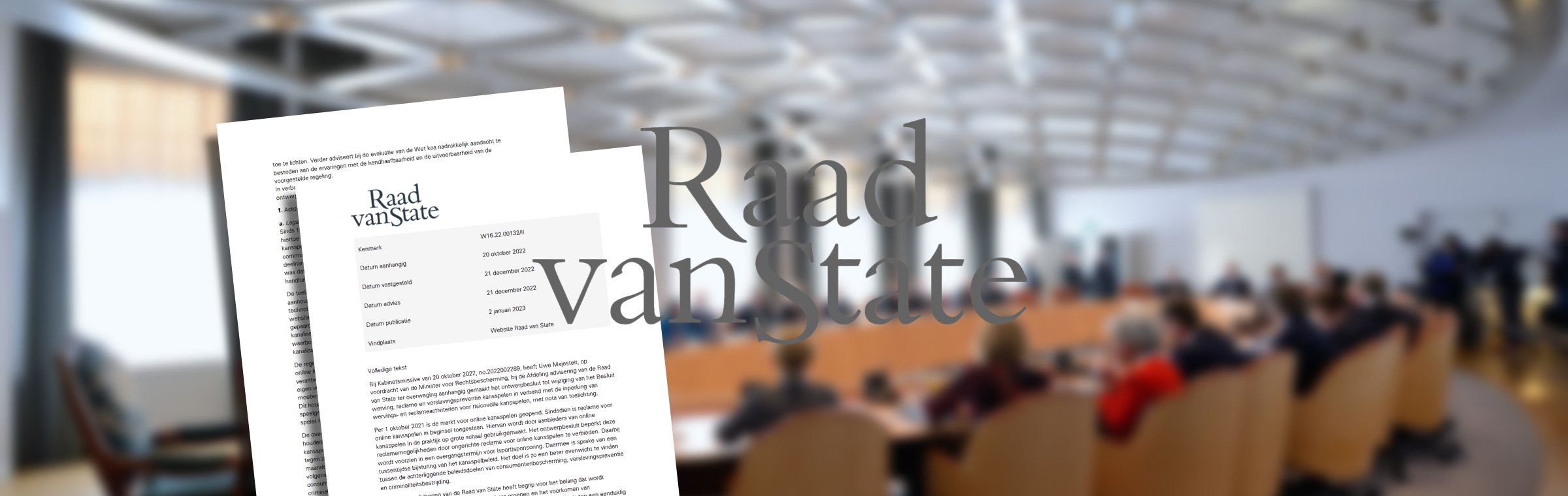 Raad van State advies gokreclames