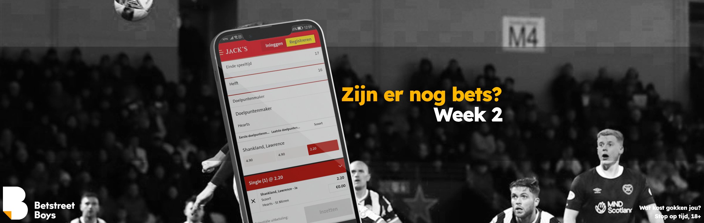 Zijn er nog bets week 2