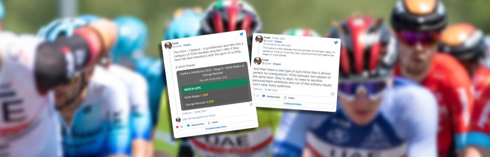 Cycbet h2h-weddenschappen