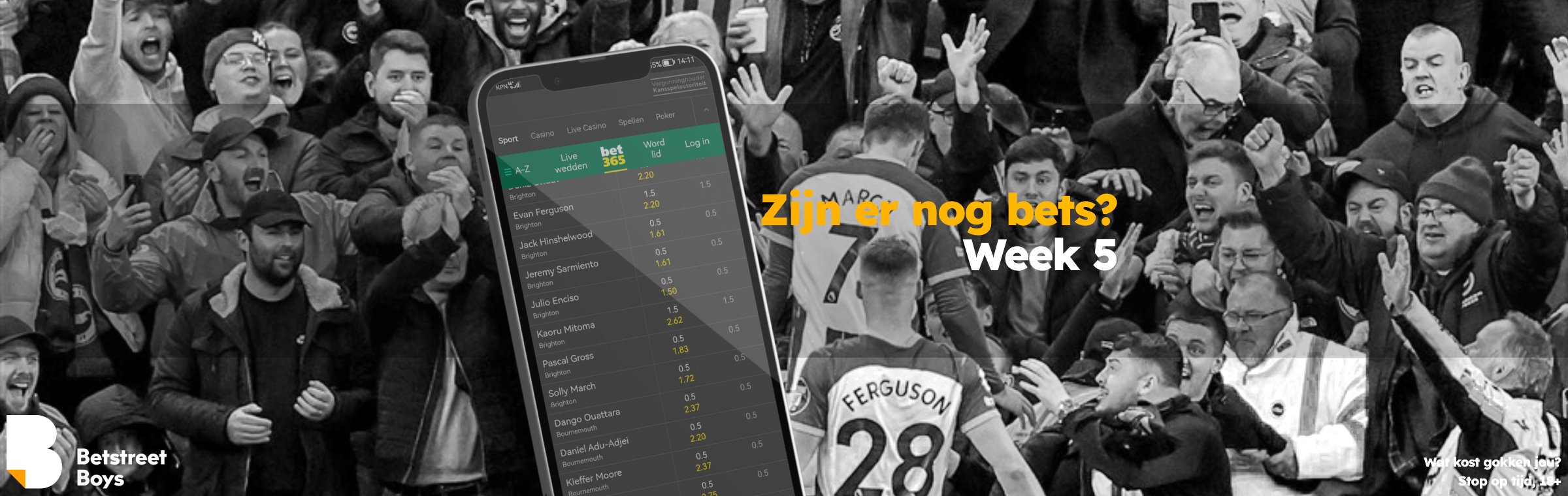 Zijn er nog bets week 5